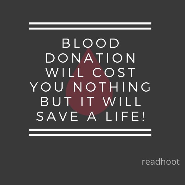 Blood Donation Slogan and Quotes