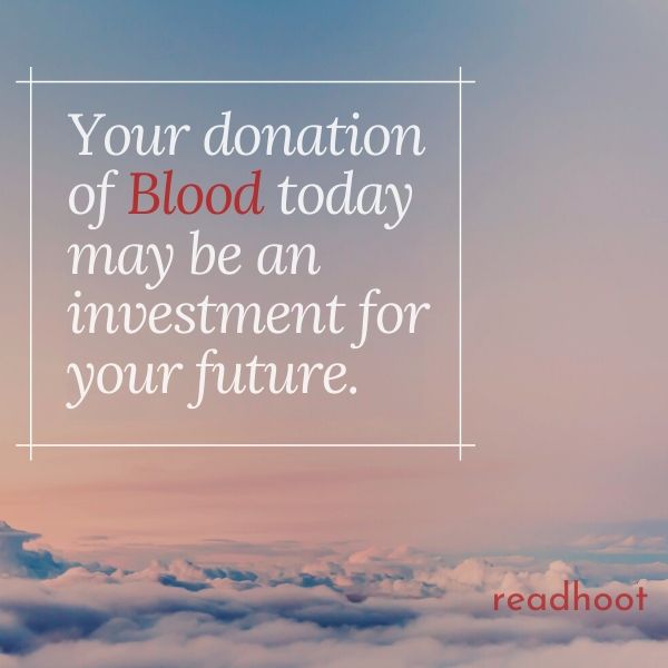 Blood Donation Slogan and Quotes