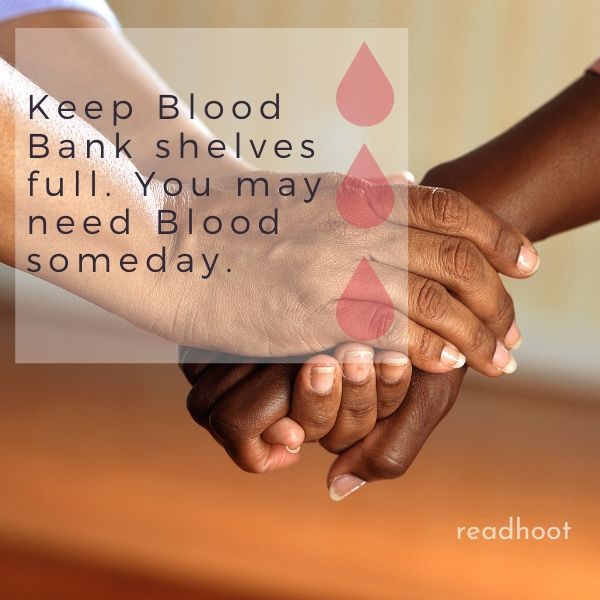 Blood Donation Slogan and Quotes