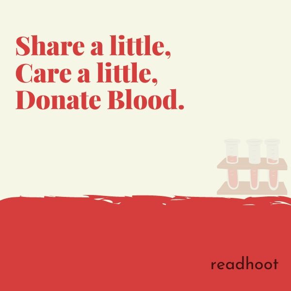 Blood Donation Slogan and Quotes