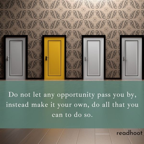 OPPORTUNITY QUOTES