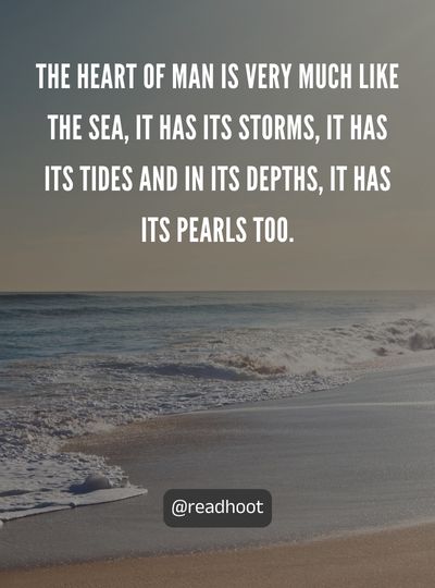caption about sea 