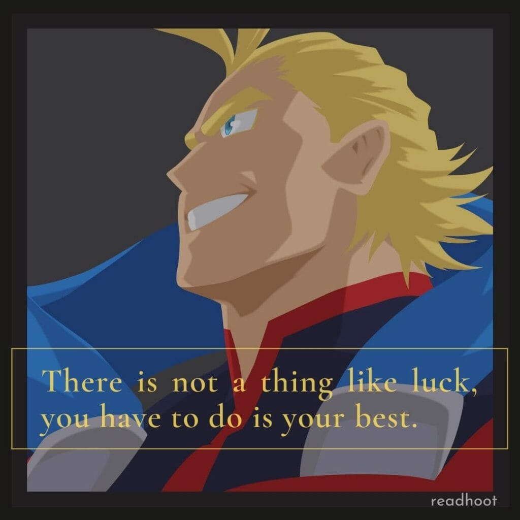 All Might quotes