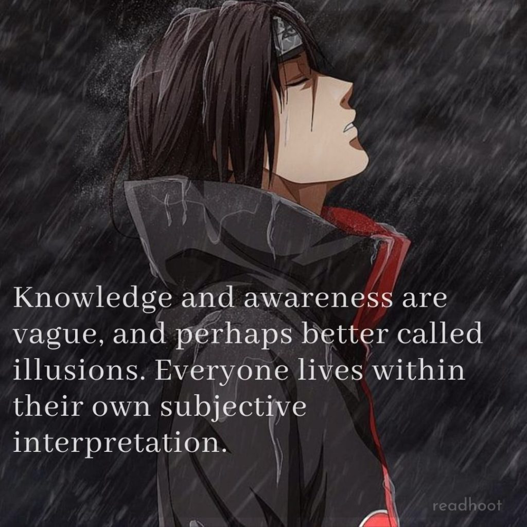 Itachi Uchiha Quotes