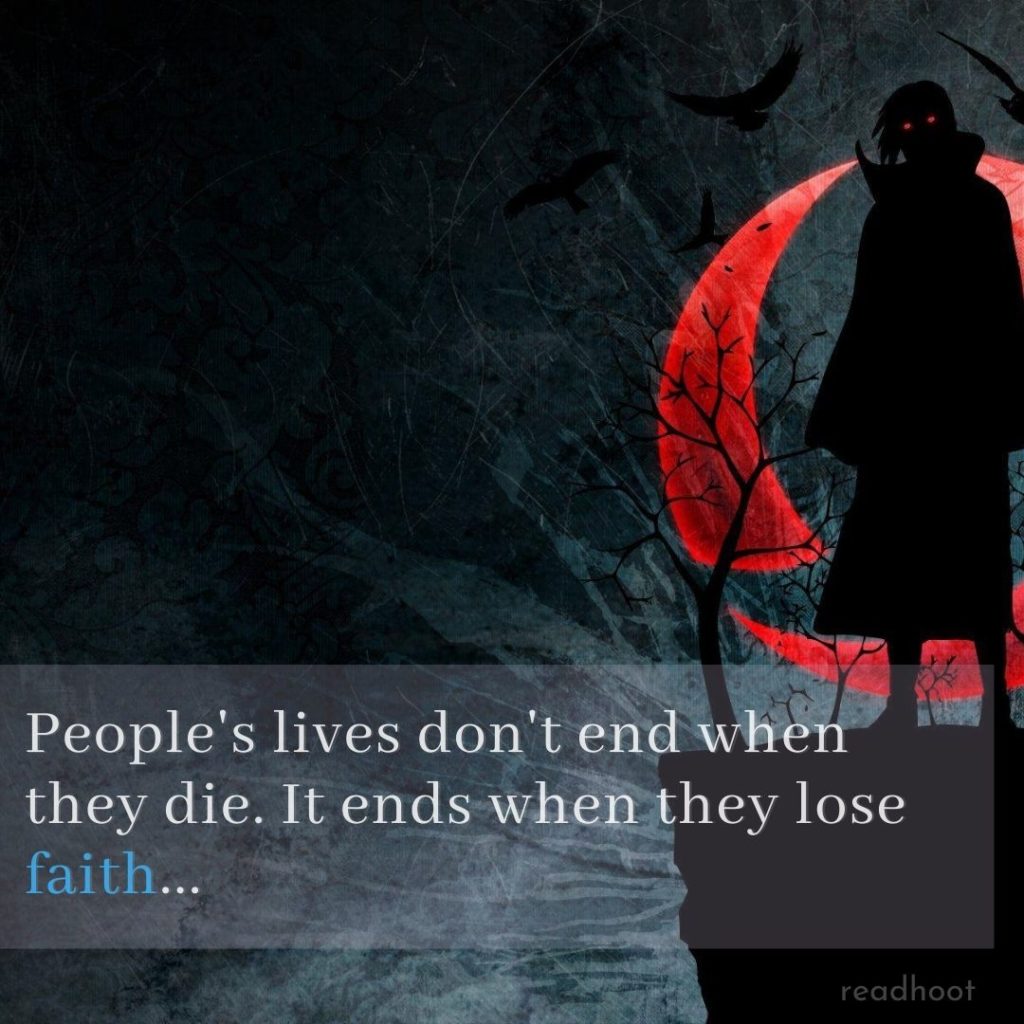 Itachi Uchiha Quotes