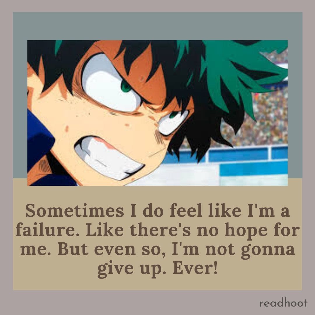 Izuku Midoriya Quotes 40 Motivational Quotes Of Midoriya