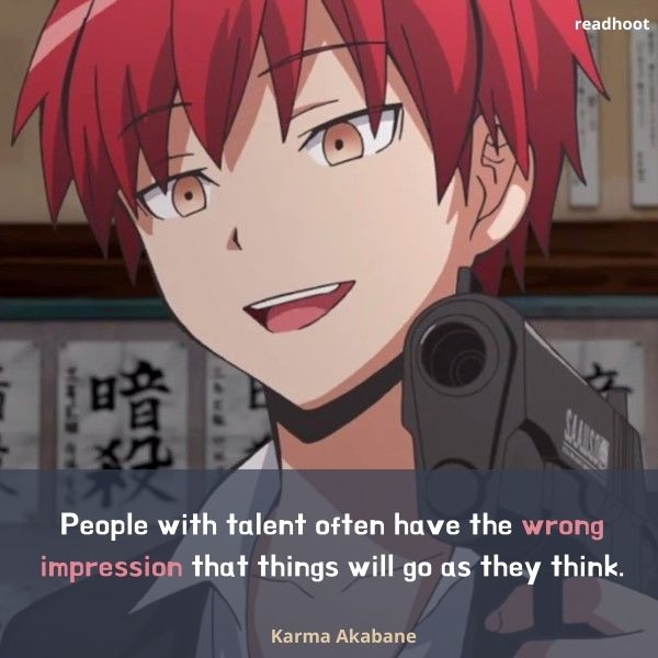 Karma Akabane quotes