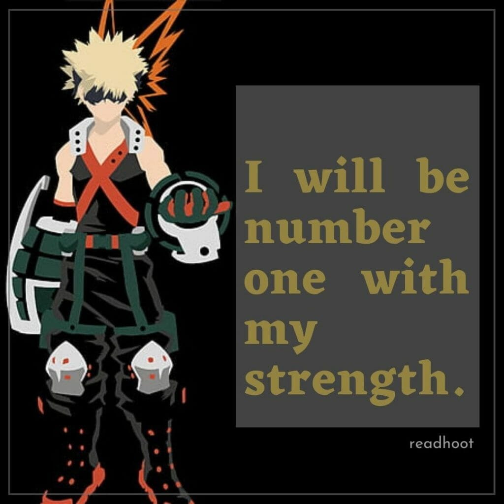 Katsuki Bakugo quotes