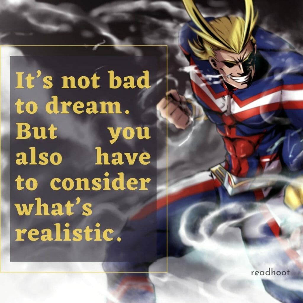 All Might Quotes
