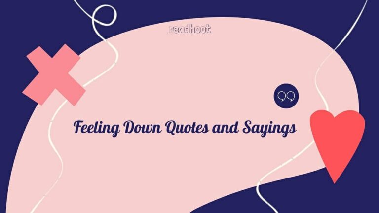 feeling down quotes and sayings