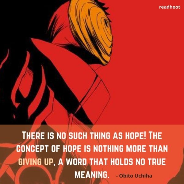 obito uchiha quotes