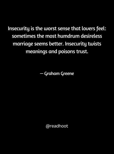 Insecurity Quotes