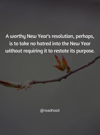 New Year Resolution Quotes