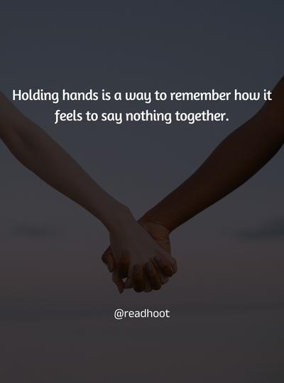 holding hands quotes