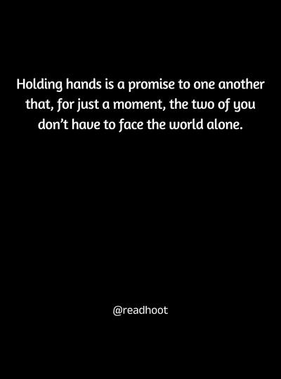 holding hands quotes