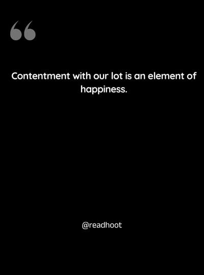Contentment quotes