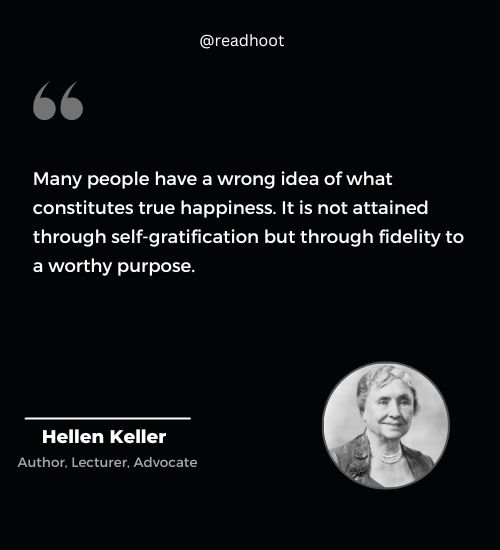 Hellen Keller Quotes