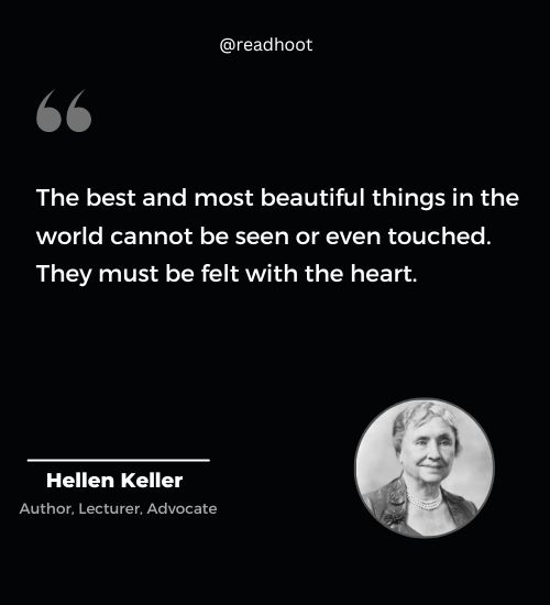 Hellen Keller Quotes