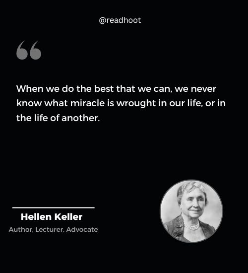 Hellen Keller Quotes