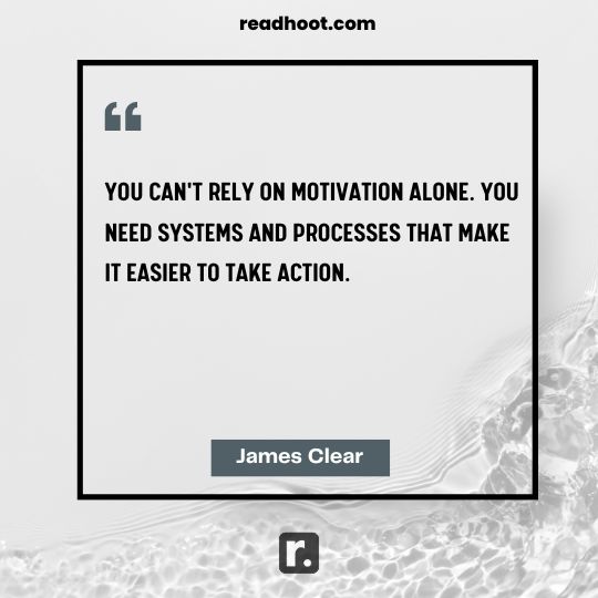 James Clear Quotes on habits