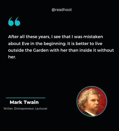 Mark Twain Quotes on love