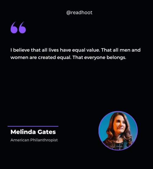 Melinda Gates Quotes on Women