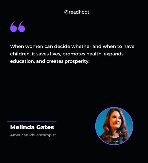 Melinda Gates Quotes on Women