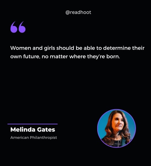 Melinda Gates Quotes on Women