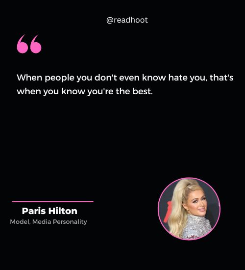 Paris Hilton Quotes for women