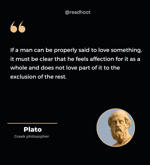 Plato quotes about love