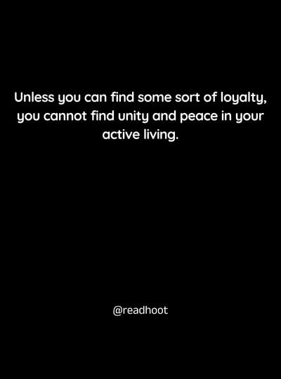Quotes On Loyalty In Relationships