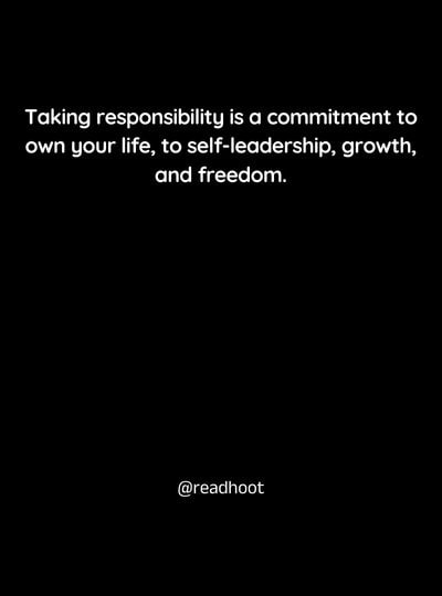 Responsibility Quotes