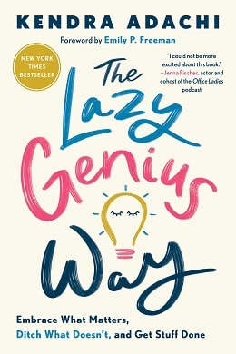 The Lazy Genius Way book for college students