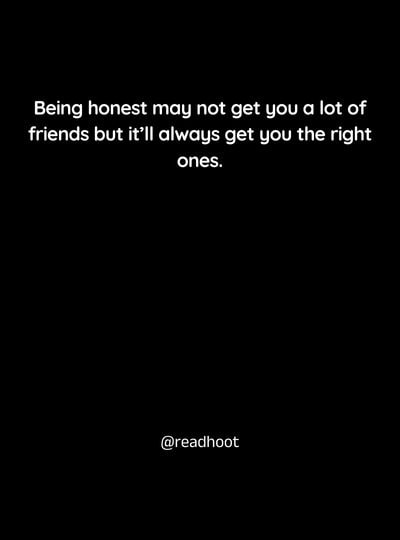being honest quotes