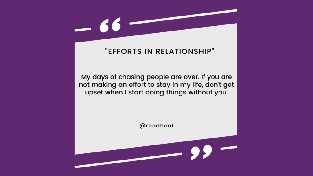 efforts in relationship quotes