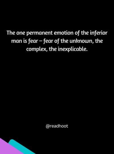 fear of unknown quotes