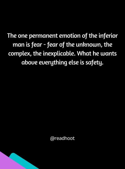 fear of unknown quotes