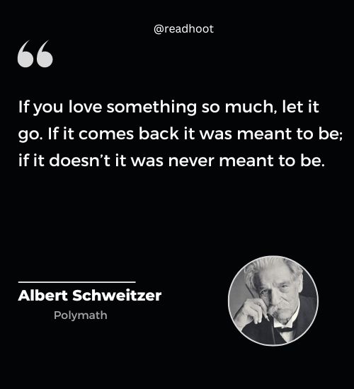 Albert Schweitzer Quotes on relationship