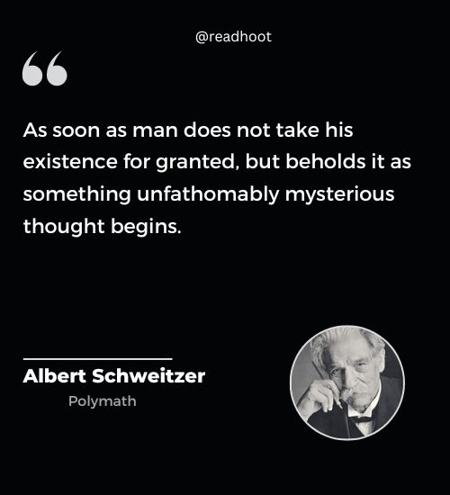 Albert Schweitzer Quotes