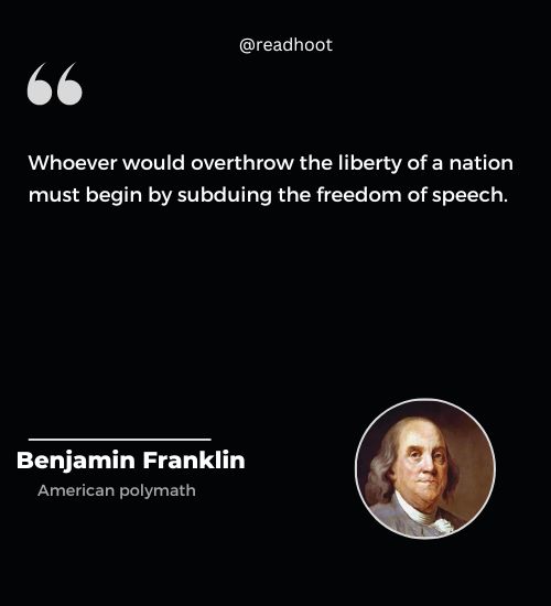Benjamin Franklin Quotes on freedom