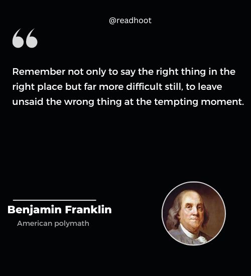 Benjamin Franklin Quotes