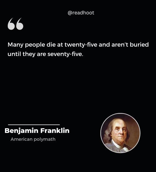 Benjamin Franklin Quotes on life