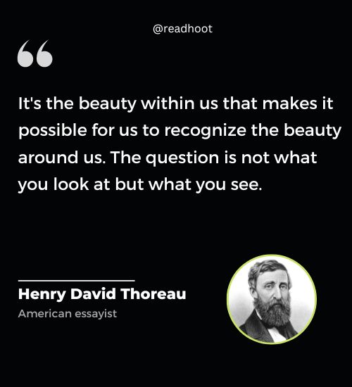 Henry David Thoreau Quotes on beauty