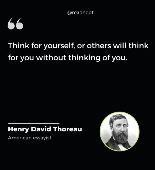 Henry David Thoreau Quotes on life