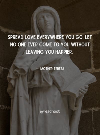 Inspiring Kindness Quotes by mother teresa