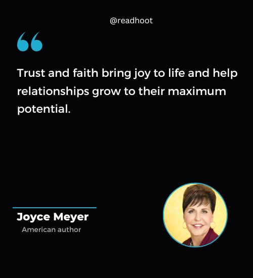 Joyce Meyer Quotes on faith