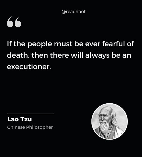 Lao Tzu Quotes on death