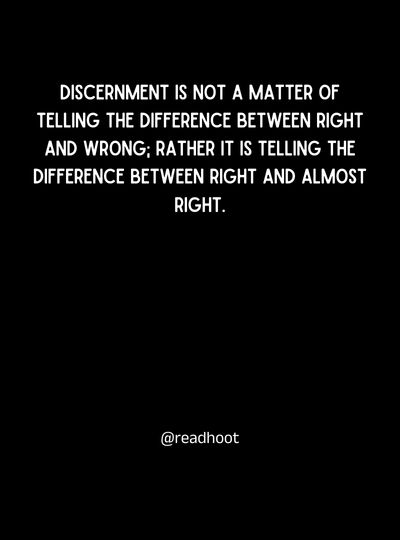 discernment quotes