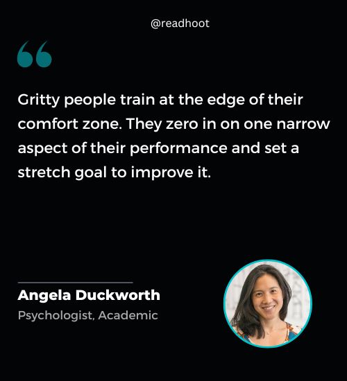 Angela Duckworth Quotes on comfort zone