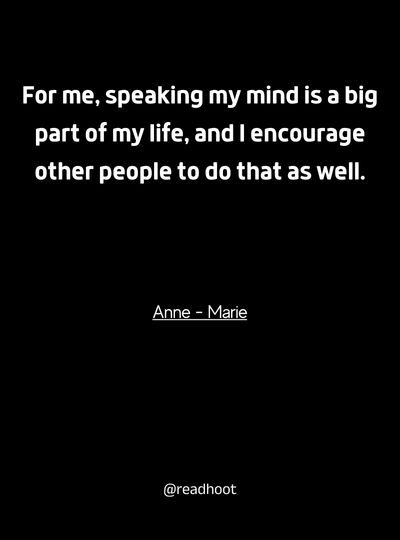 Anne Marie Quotes